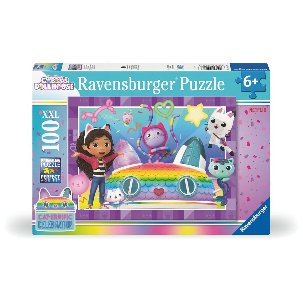 Ravensburger Børnepuslespil – Gabby’s Dockskab 100 brikker XXL