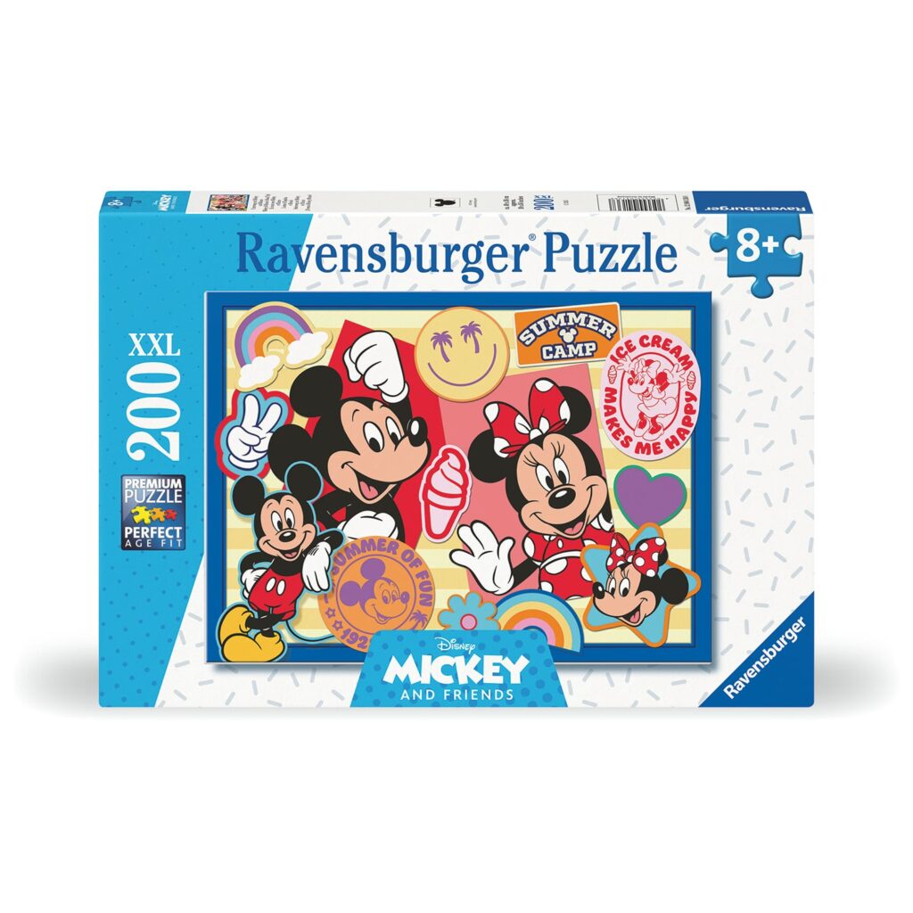 Ravensburger Børnepuslespil – Musse & Minnie Mus’ Bilrejse! 200 brikker
