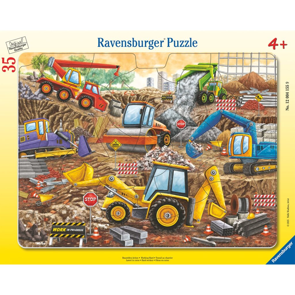 Ravensburger Rampussel – Hårdt Arbejde! 35 brikker