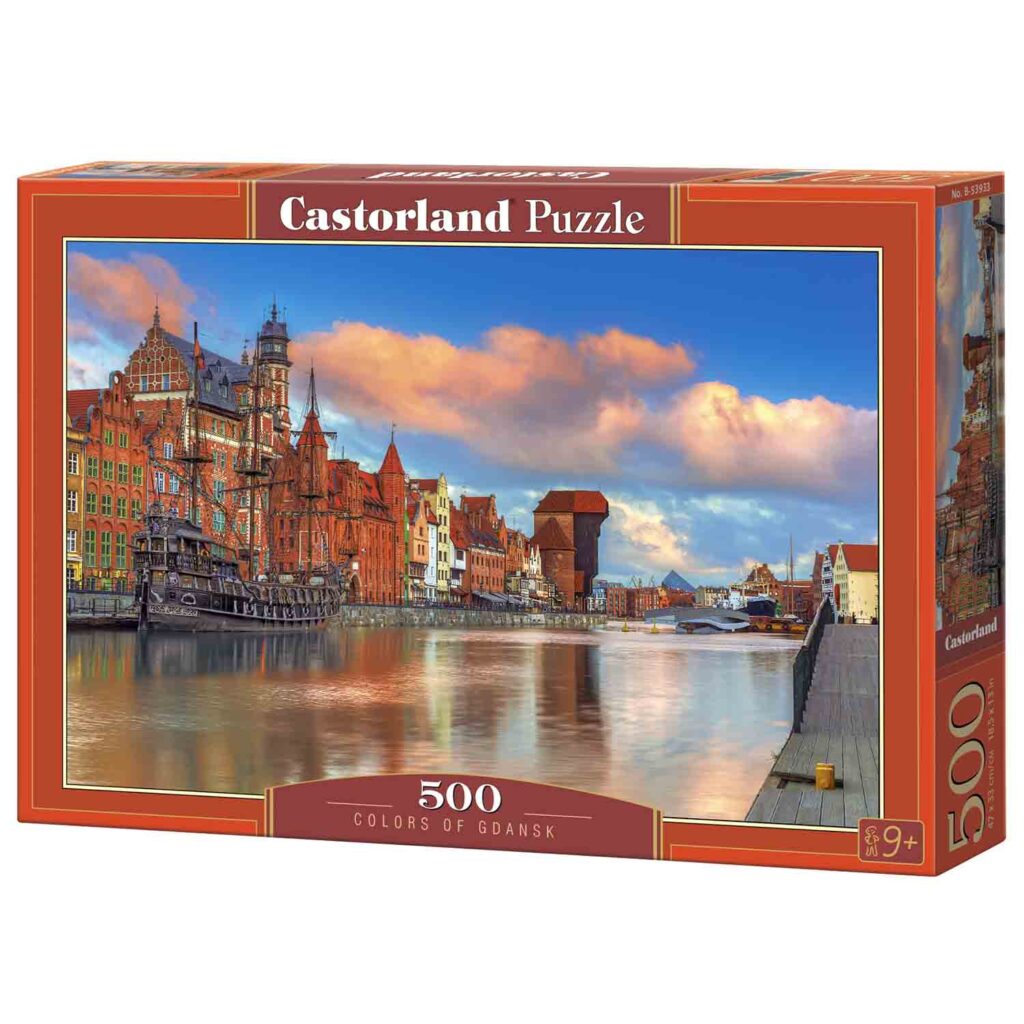 Castorland Puslespil – Gdansks Farver 500 brikker