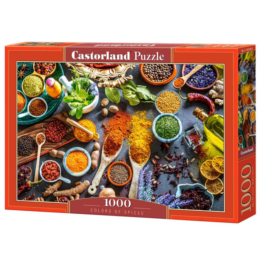 Castorland Puslespil – Krydderiernes farver 1000 brikker