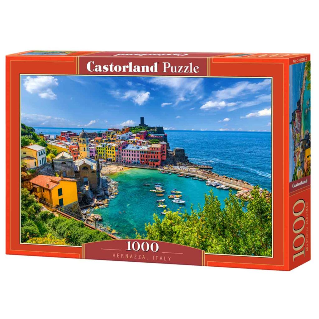 Castorland Puslespil – Vernazza, Italien 1000 brikker