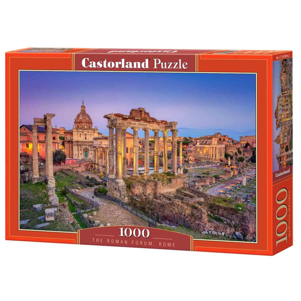 Castorland Puslespil – Forum Romanum i Rom, Italien 1000 brikker
