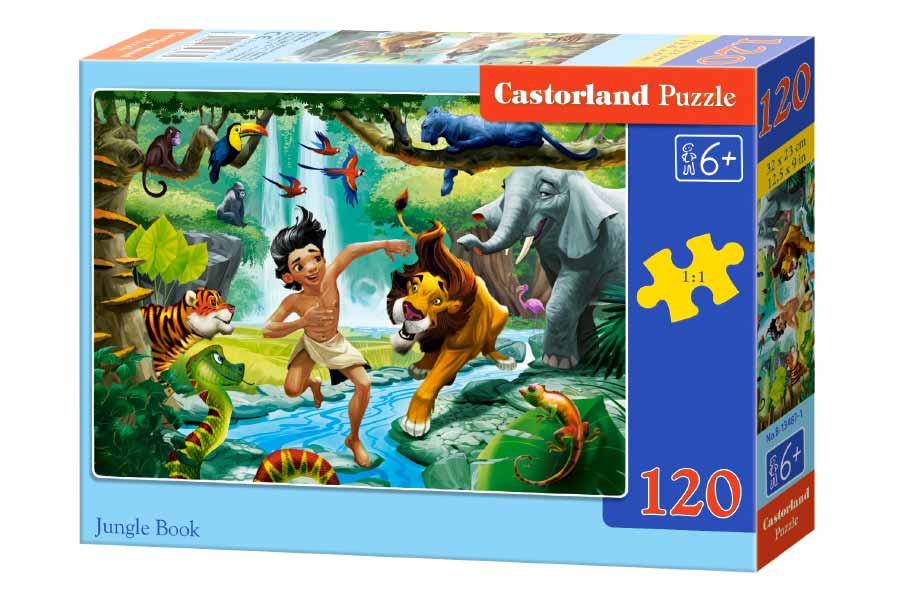 Castorland Puslespil – Junglebogen 120 Brikker