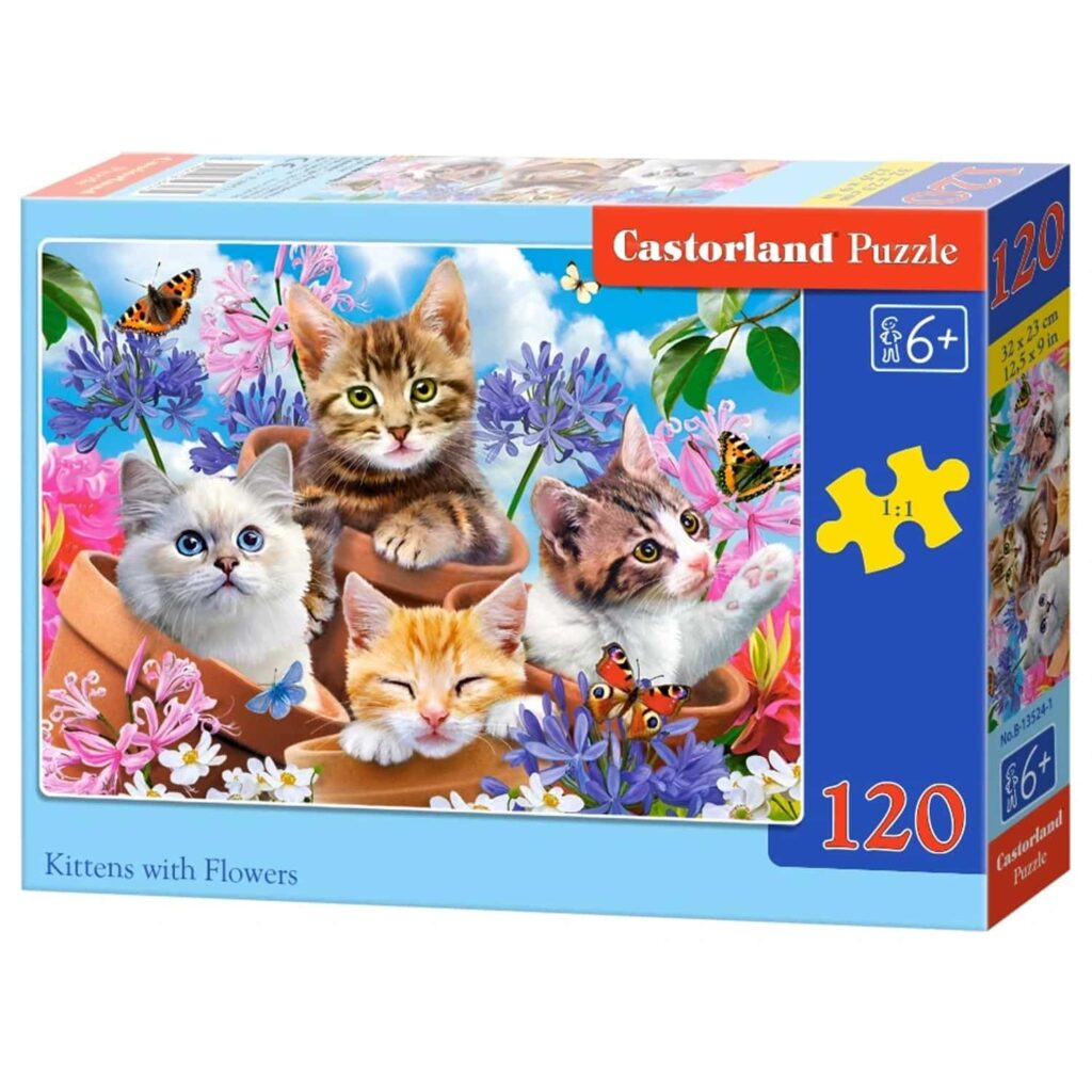 Castorland Puslespil – Killinger & blomster 120 brikker