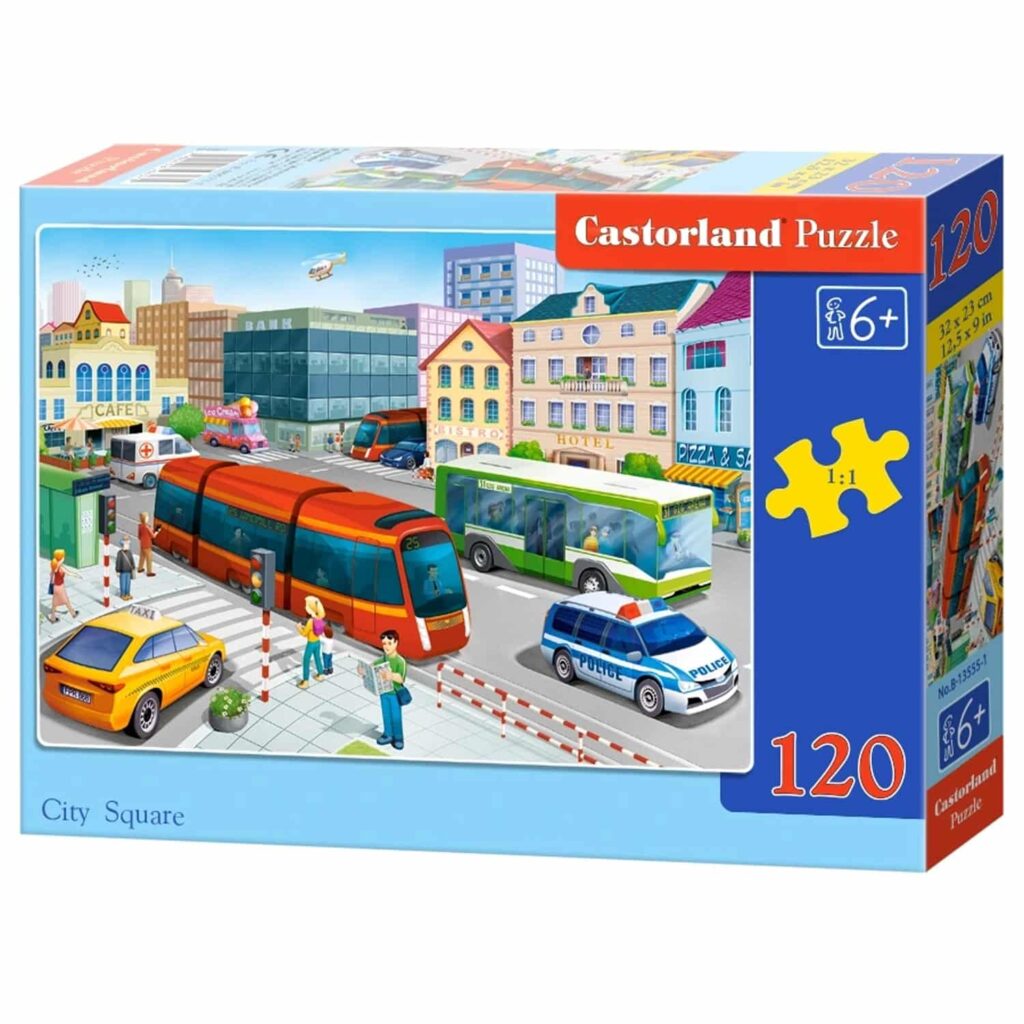 Castorland Puslespil – Byens Torv 120 brikker