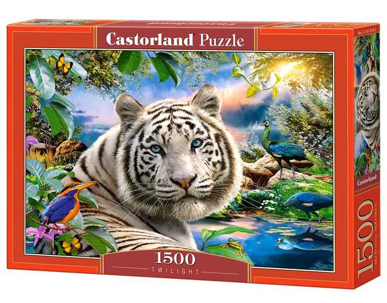 Castorland Puslespil – Hvid tiger 1500 Brikker