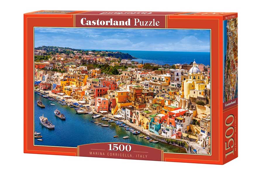 Castorland Puslespil – Marina Corricella, Italien 1500 Brikker