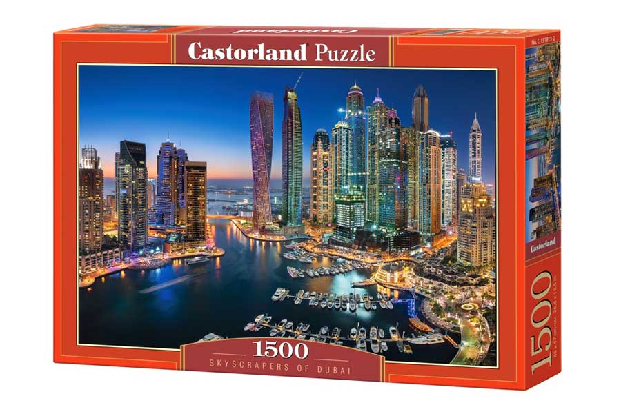 Castorland Puslespil – Dubais Skyskrabere 1500 Brikker
