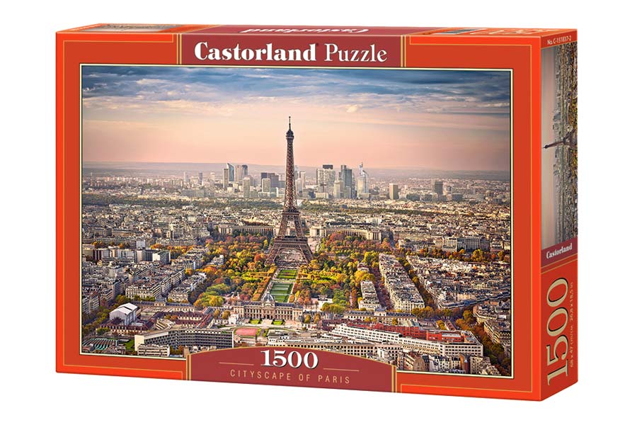 Castorland Puslespil – Bybillede af Paris 1500 Brikker