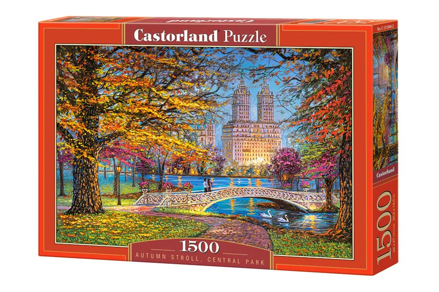 Castorland Puslespil – Efterårstur i Central Park, NY 1500 Brikker