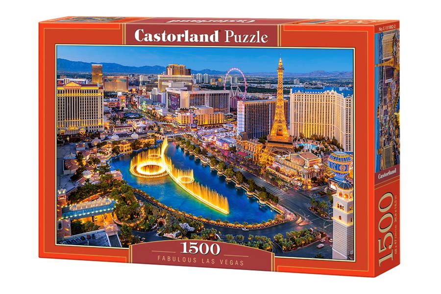 Castorland Puslespil – Las Vegas, USA 1500 Brikker
