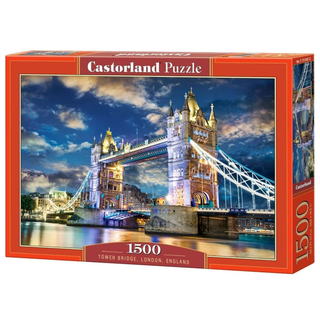 Castorland Puslespil – Tower Bridge i London, England 1500 brikker