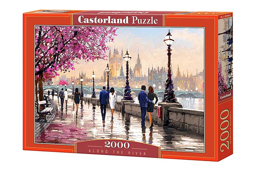 Castorland Puslespil – Langs floden i London 2000 Brikker