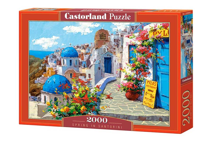 Castorland Puslespil – Forår på Santorini 2000 Brikker