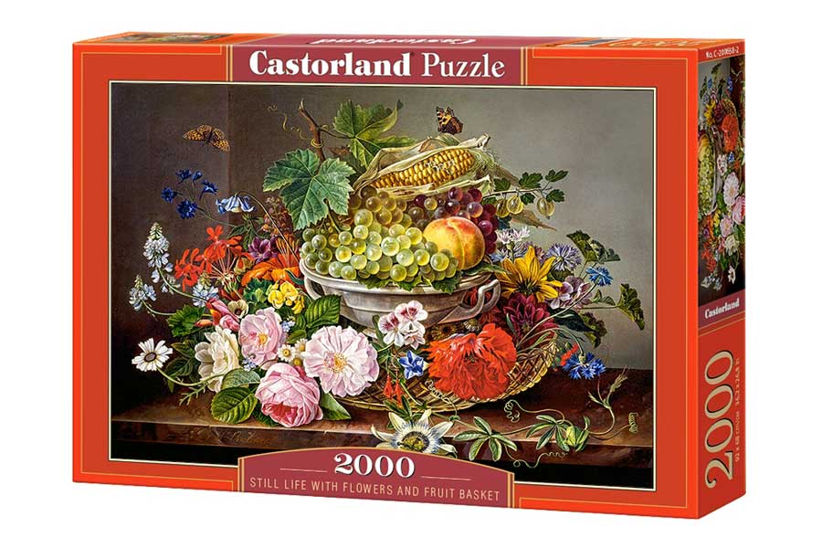 Castorland Puslespil – Blomster & Frugter 2000 Brikker