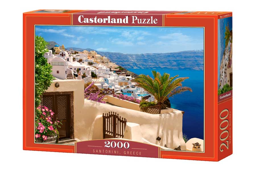 Castorland Puslespil – Santorini, Grækenland 2000 Brikker