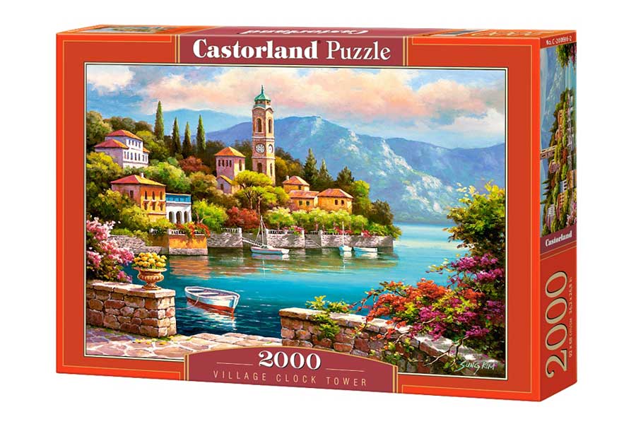 Castorland Puslespil – Byens Klokketårn 2000 Brikker