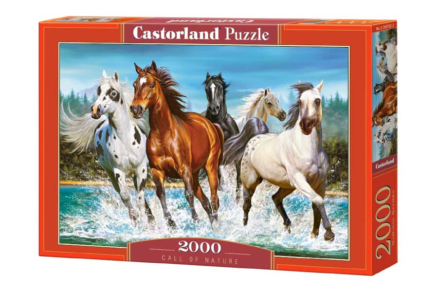 Castorland Puslespil – Vilde Hingste 2000 Brikker