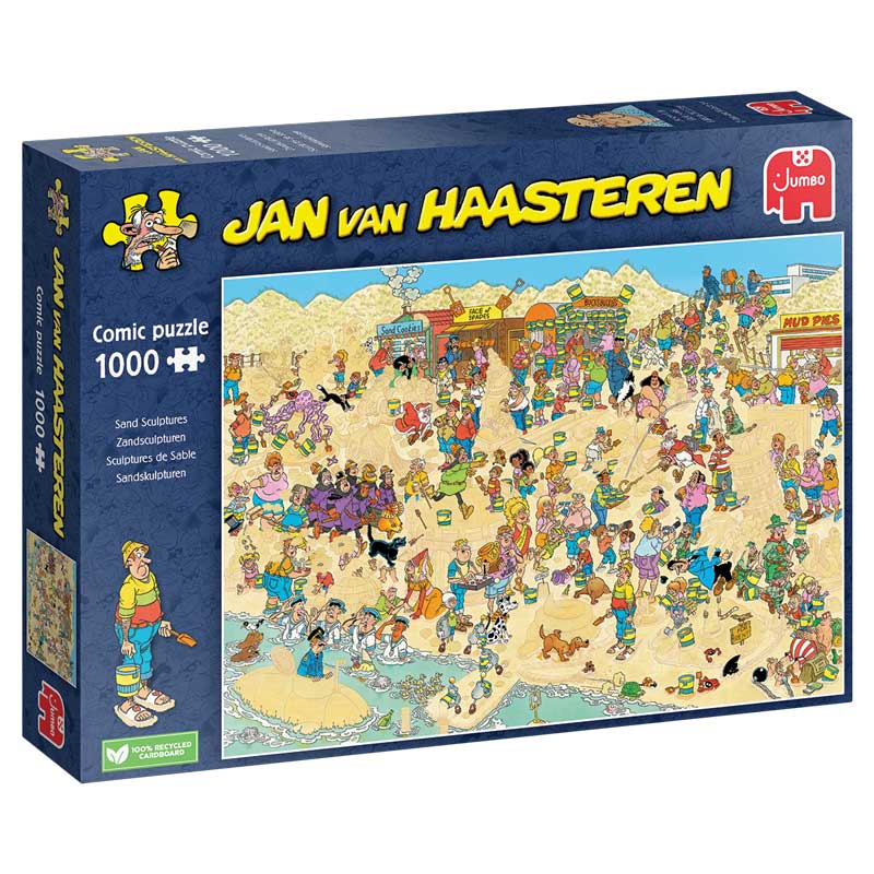 Jan Van Haasteren Puslespil – Sandskulpturer 1000 Brikker