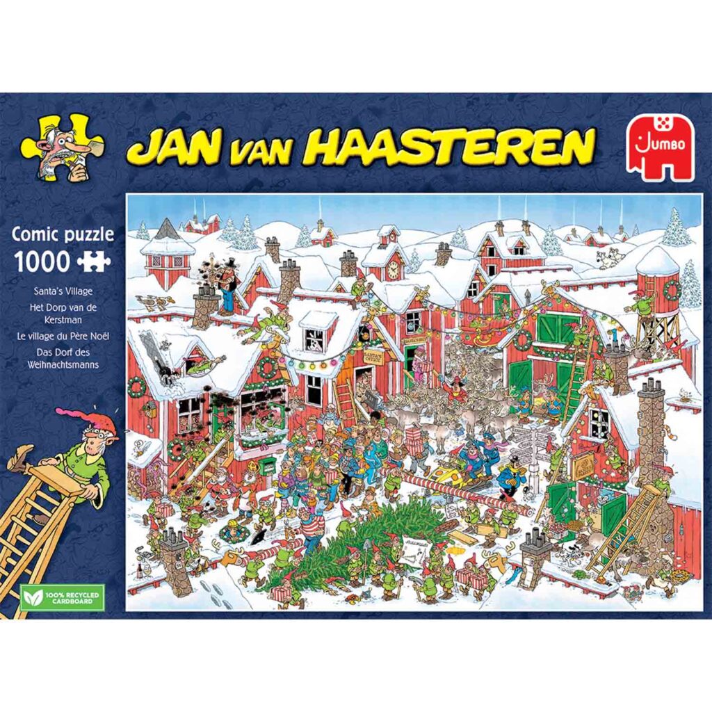 Jan Van Haasteren Puslespil – Julemandens landsby 1000 brikker