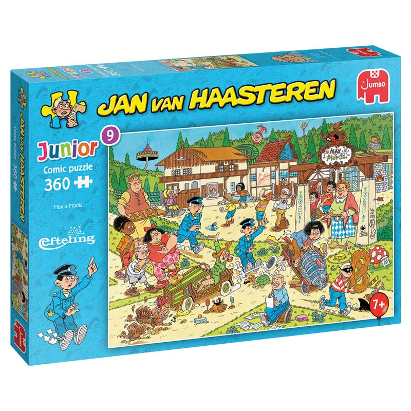 Jan Van Haasteren Junior Puslespil – Efteling Forlystelsespark 360 Brikker