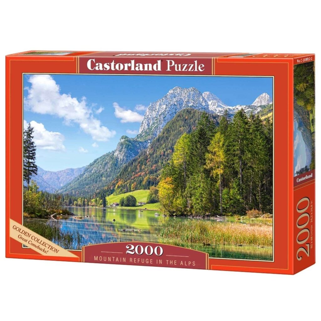 Castorland Puslespil – Tilflugtssted i Alperne 2000 brikker