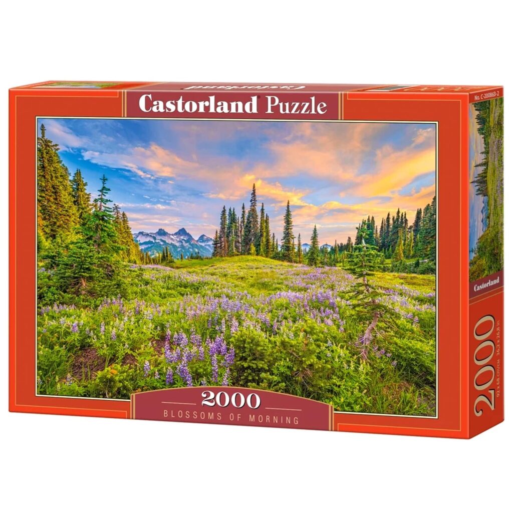 Castorland Puslespil – Morgenens blomster 2000 brikker