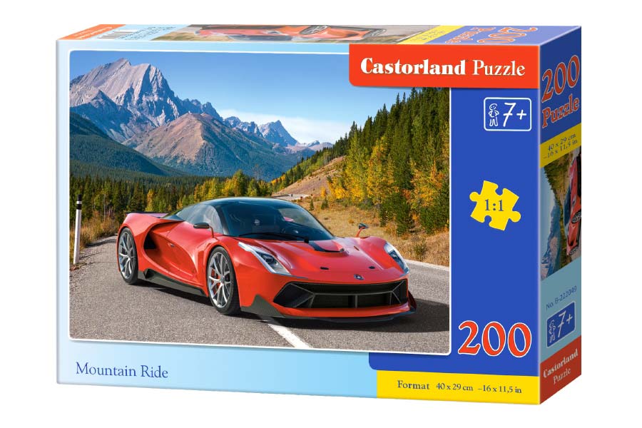 Castorland Puslespil – Bjergudflugt 200 Brikker