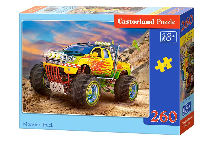 Castorland Puslespil – Monster Truck 260 Brikker