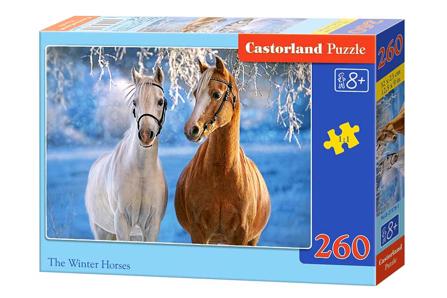 Castorland Puslespil – Vinterens Heste 260 Brikker
