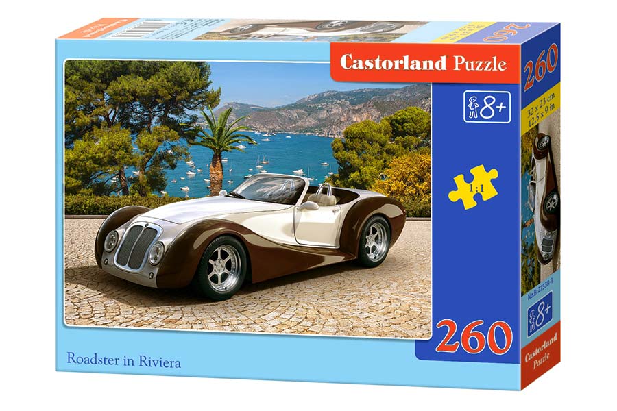 Castorland Puslespil – Sportsvogn i Rivieraen 260 Brikker