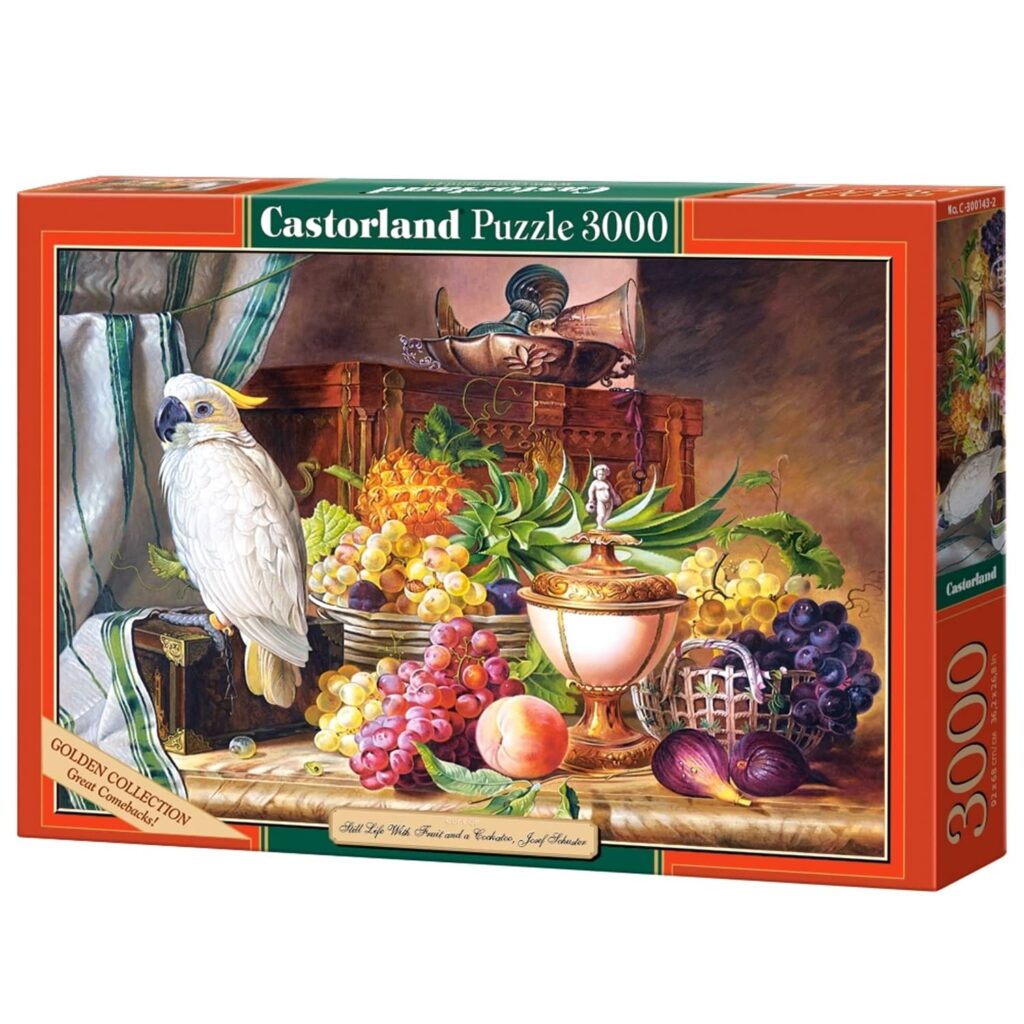 Castorland Puslespil – J.Schuster: Frugter & Kakadue 3000 brikker