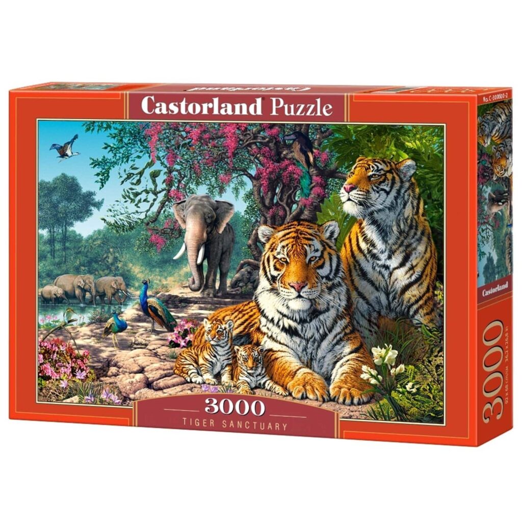 Castorland Puslespil – Tigerreservat 3000 brikker