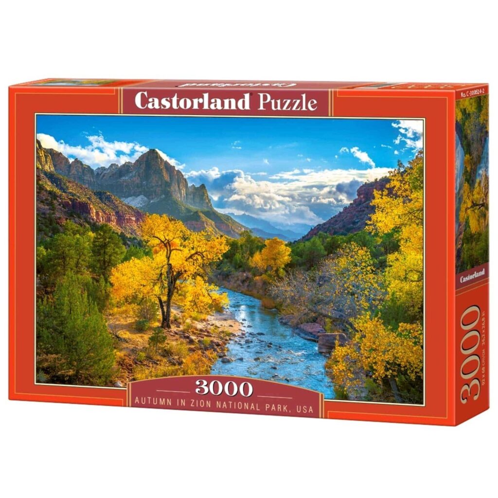 Castorland Puslespil – Efterår i Zion Nationalpark, USA 3000 brikker