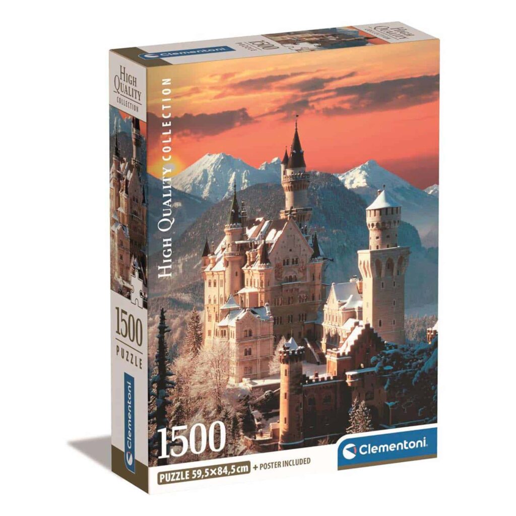Clementoni Puslespil – Schloss Neuschwanstein 1500 brikker