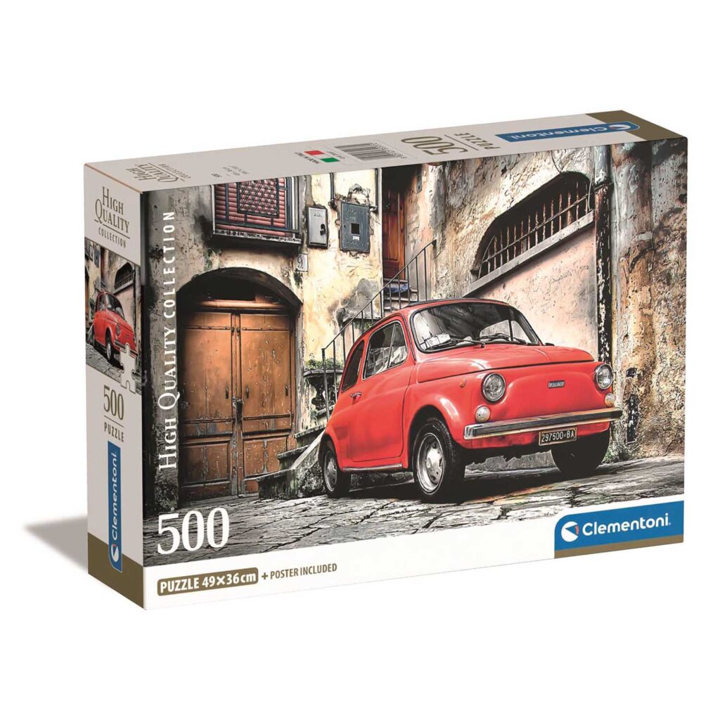 Clementoni Puslespil – Fiat 500 Cinquecento 500 brikker