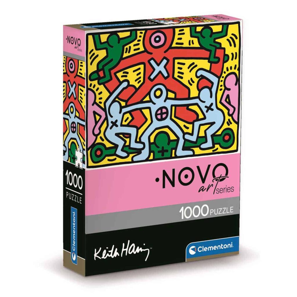 Clementoni Puslespil – Novo Art Series: Keith Haring 3, 1000 brikker