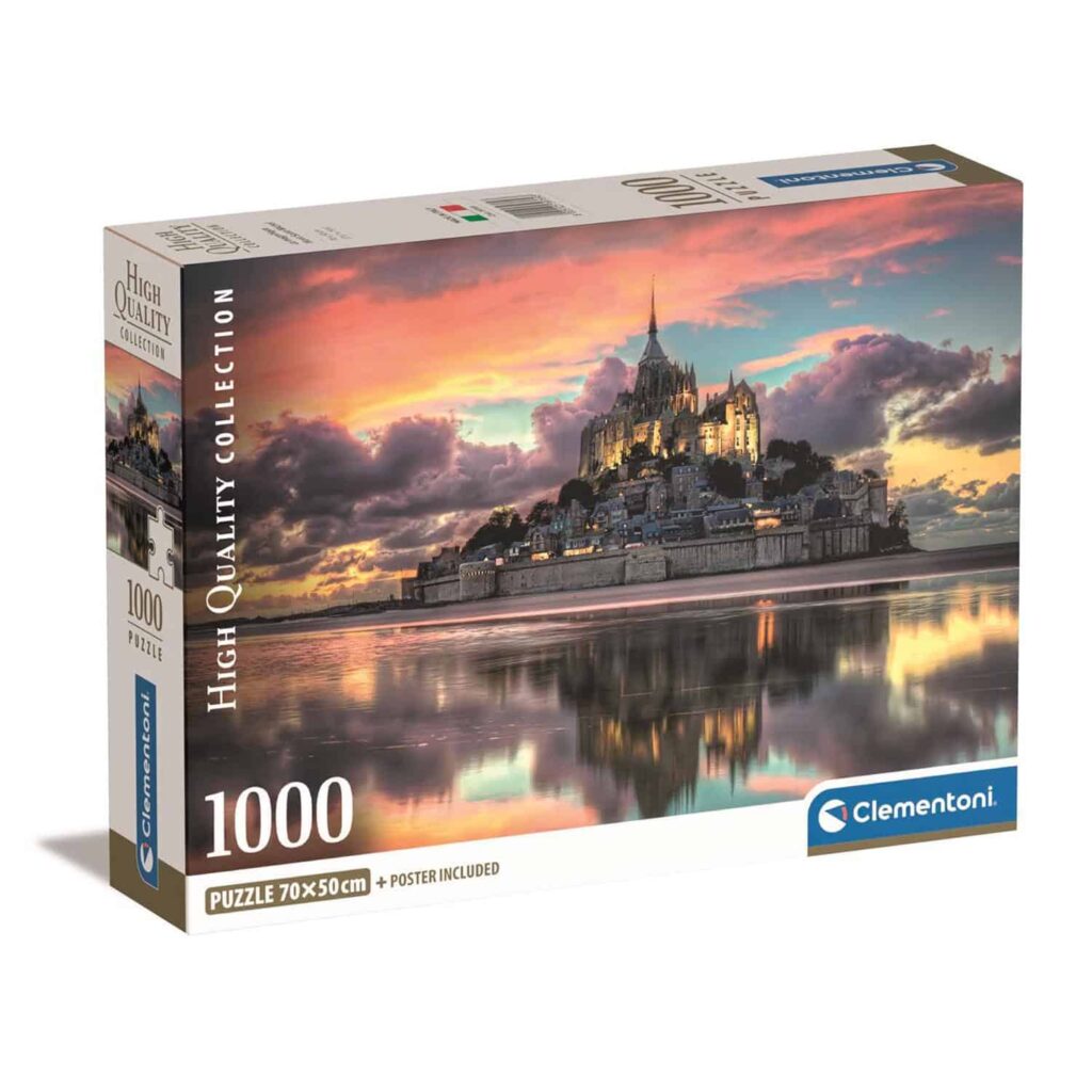 Clementoni Puslespil – Det storslåede Mont Saint-Michel 1000 brikker