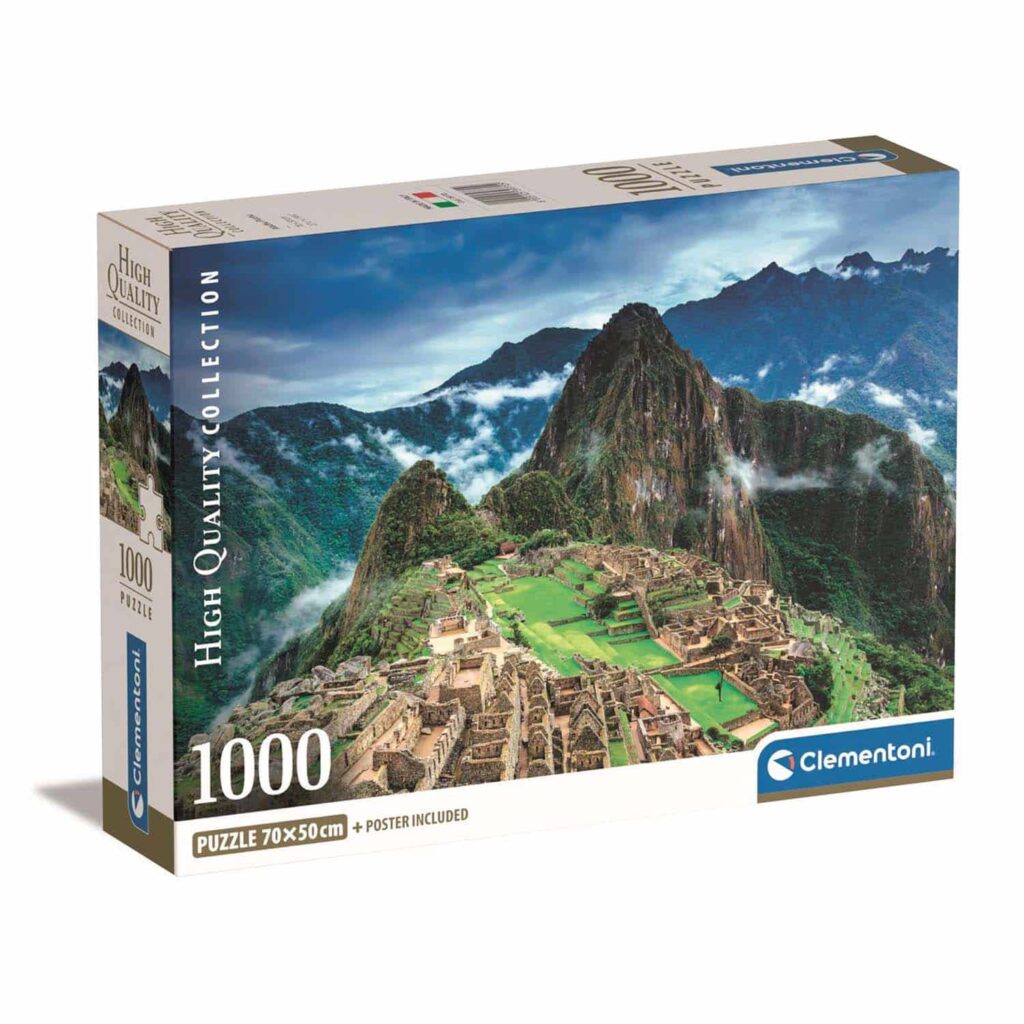 Clementoni Puslespil – Machu Picchu i Peru 1000 brikker