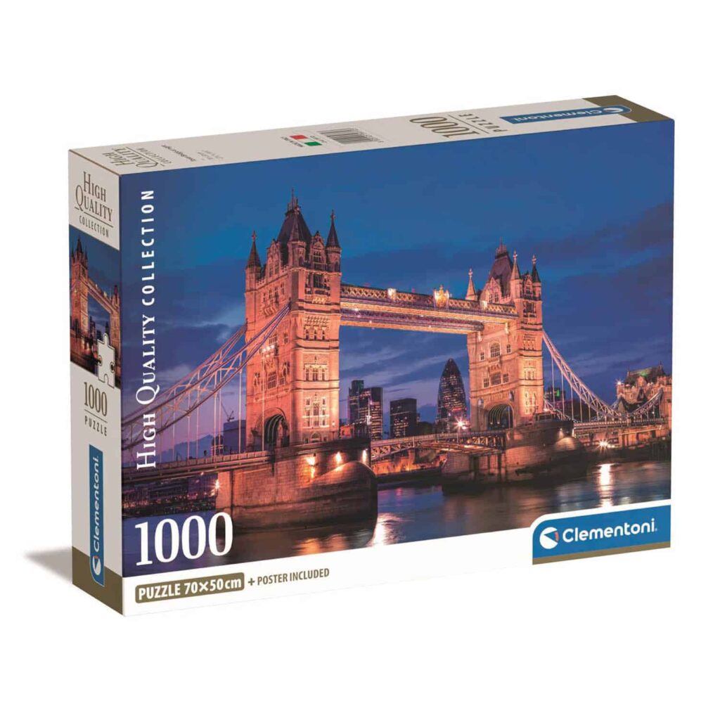 Clementoni Puslespil – Tower Bridge om Natten 1000 brikker