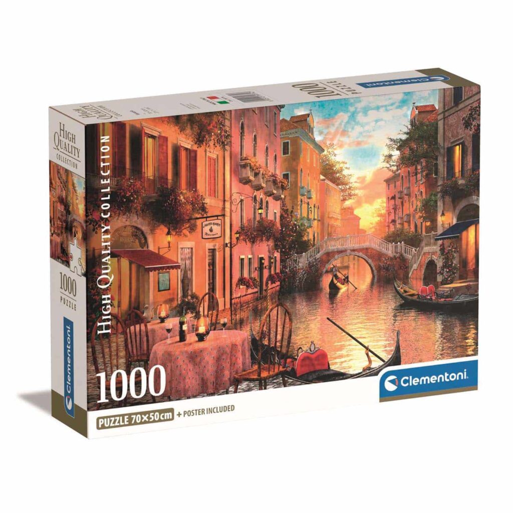 Clementoni Puslespil – Romantiske Venedig 1000 brikker