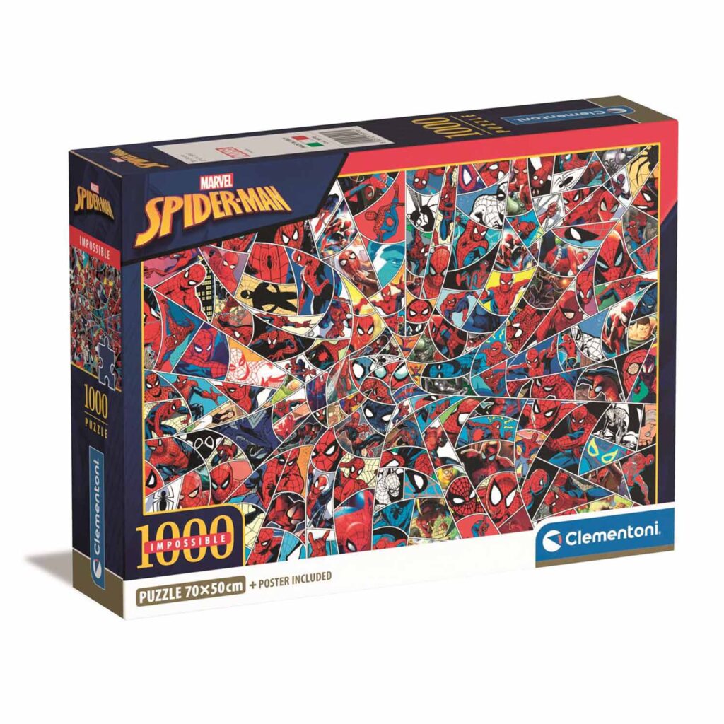 Clementoni Puslespil – Impossible: Spider-Man 1000 brikker