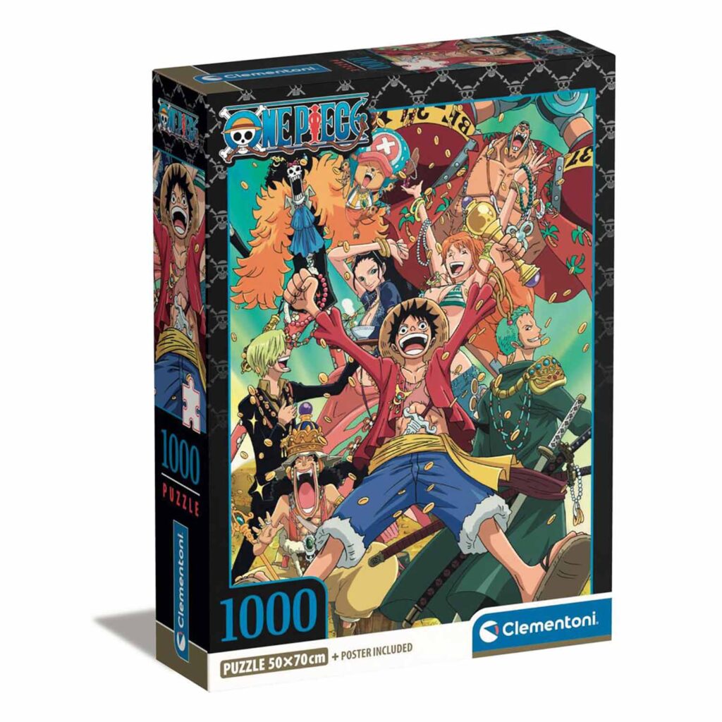 Clementoni Puslespil – One Piece: Monkey D. Luffy 1000 brikker