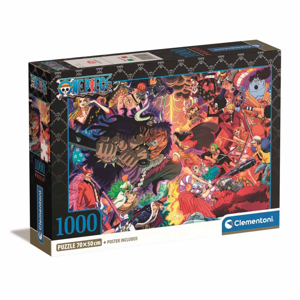 Clementoni Puslespil – Impossible: One Piece 1000 brikker