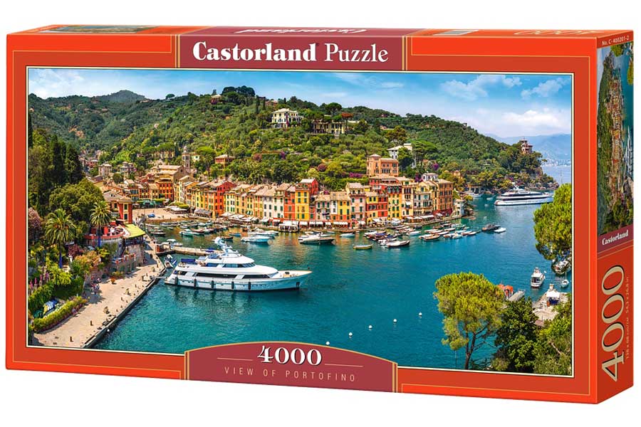 Castorland Puslespil Udsigt over Portofino, Italien 4000 Brikker