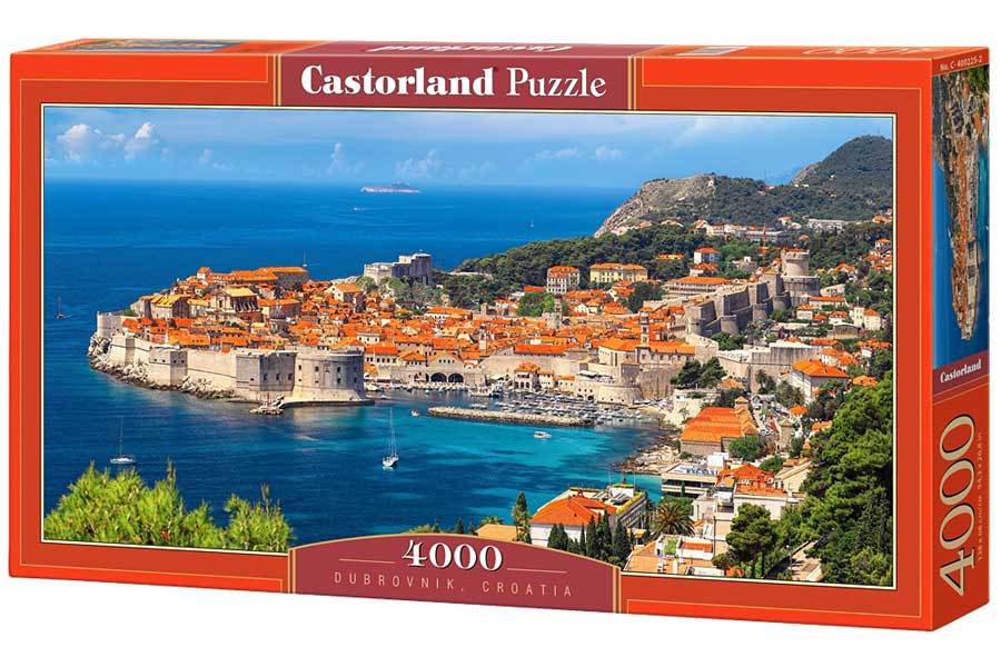 Castorland Puslespil – Dubrovnik, Kroatien 4000 Brikker