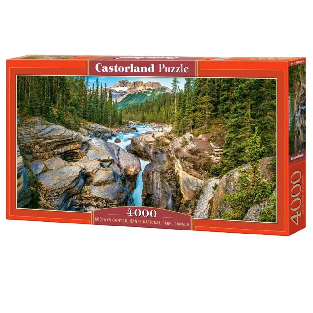 Castorland Puslespil – Mistaya Canyon i Banff National Park, Canada 4000 brikker