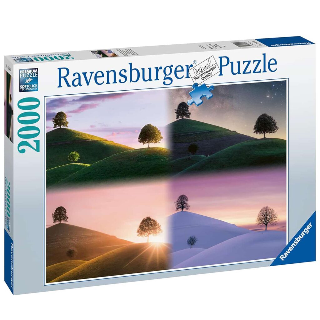 Ravensburger Puslespil – Illustrationer af de forskellige årstider 2000 brikker