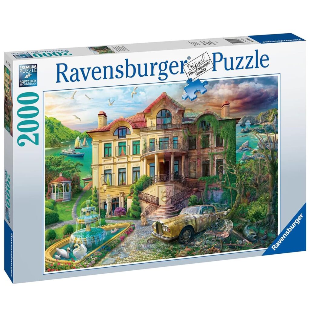 Ravensburger Puslespil – Fortid og Nutid: Herregården 2000 brikker